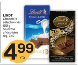 Brunet LINDT Chocolats sélectionnés offer