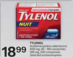Brunet TYLENOL Acétaminophène sélectionné offer