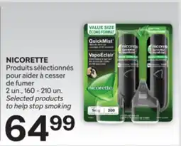 Brunet NICORETTE Produits sélectionnés pour aider à cesser de fumer offer