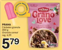 Brunet PRANA Céréales granola offer