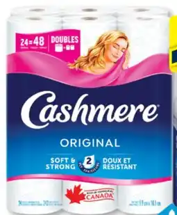 Familiprix Cashmere 2 ply bathroom tissue rolls 24un offer