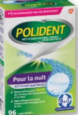 Familiprix Polident Overnight cleanser tablets for full & partial dentures – Mint Fresh 96un offer