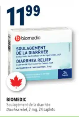 Familiprix BIOMEDIC, Diarrhea relief, 2 mg, 24 caplets offer