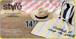 Familiprix Stylé Microfibre Beach Towel - Striped offer