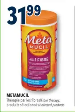 Familiprix Metamucil 4 in 1 fiber sugar-free powder offer