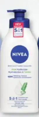 Familiprix Nivea Aloe Express Hydration body lotion for normal to dry skin offer