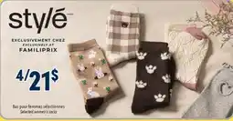 Familiprix STYLÉ, Selected women's socks offer