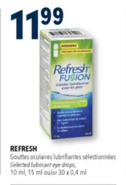 Familiprix Refresh Fusion lubricant eye drops offer