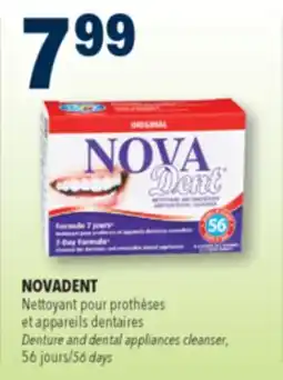 Familiprix Novadent Express Foaming Cleanser for dentures and removable dental appliances - Refill offer