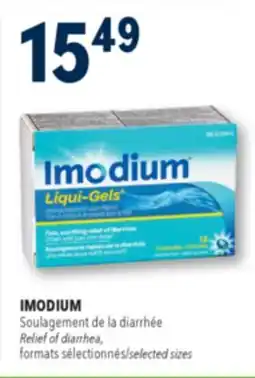 Familiprix IMODIUM,Relief of diarrhea, selected sizes offer