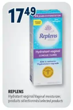 Familiprix Replens pre-filled applicators vaginal moisturizer gel offer