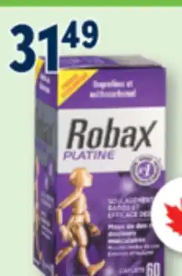Familiprix Robax Platinum back & muscle pain ibuprofen and methocarbamol caplets 60un offer