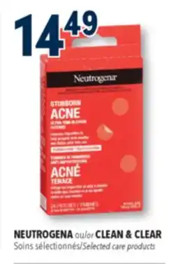 Familiprix NEUTROGENA or CLEAN & CLEAR, Selected care products offer