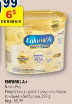 Familiprix ENFAMIL A+, Neuro Pro, Powdered infant formula, 587 g offer