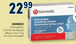 Familiprix Biomedic non-drowsy allergy control tablets offer