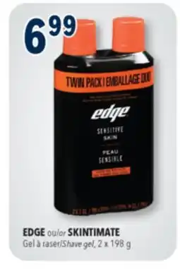 Familiprix Edge shaving gel with aloe for sensitive skin twin pack offer