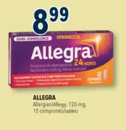 Familiprix Allegra 24h Allergy Relief Tablets 15un offer