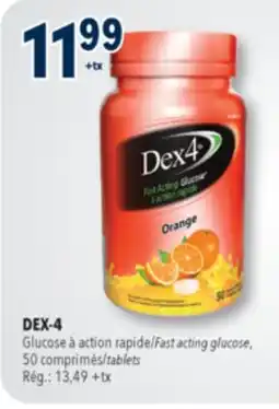 Familiprix Dex4 fast acting Glucose chewable tablets - Orange 50un offer