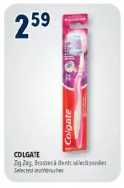 Familiprix Colgate Zig Zag toothbrush Medium offer