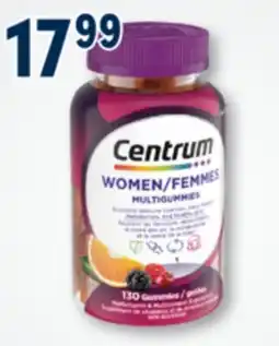 Familiprix Centrum Women Multigummies multivitamin & mineral supplement cherry berry and orange 130un offer