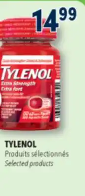 Familiprix TYLENOL, Selected products offer