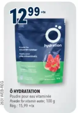 Familiprix Ö Hydration sugar-free vitaminized powder for water - Raspberry & Watermelon offer