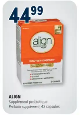 Familiprix Align probiotic digestive care 42un offer