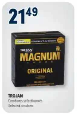 Familiprix TROJAN, Selected condoms offer
