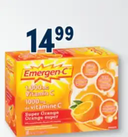 Familiprix Emergen-C super orange vitamin & mineral supplement packets 30un offer