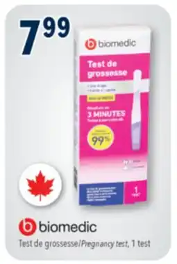 Familiprix BIOMEDIC, Pregnancy test, 1 test offer