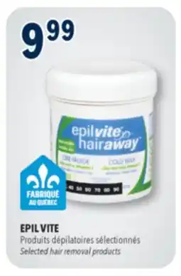Familiprix EPIL VITE, Depilatory cream and bleaching, selected products offer