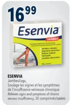 Familiprix Esenvia Legs tablets for symptoms of chronic venous insufficiency 30un offer