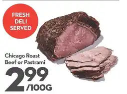 Garden Foods Chicago Roast Beef or Pastrami offer