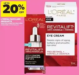 Real Canadian Superstore L'oréal face care products offer