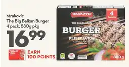 Garden Foods Mrakovic The Big Balkan Burger 4 pack offer