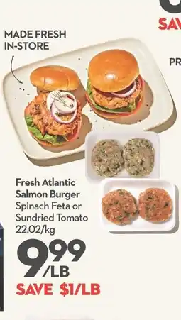 Garden Foods Fresh Atlantic Salmon Burger offer