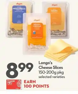 Garden Foods Longo's Cheese Slices offer