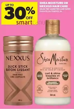 Real Canadian Superstore Shea moisture or nexxus hair care offer