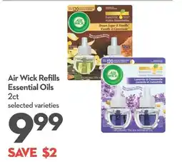 Garden Foods Air Wick Refills Essential Oils offer