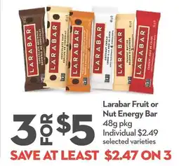 Garden Foods Larabar Fruit or Nut Energy Bar offer