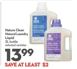 Garden Foods Nature Clean Natural Laundry Liquid offer