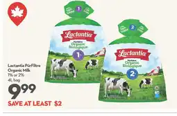 Garden Foods Lactantia PūrFiltre Organic Milk offer