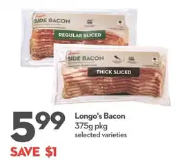 Garden Foods Longo's Bacon offer