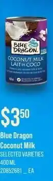 Loblaws Blue Dragon Coconut Milk offer