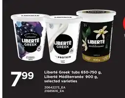 Loblaws Liberté Greek tubs Liberté Méditerranée offer
