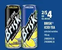 Loblaws Brisk iced tea offer