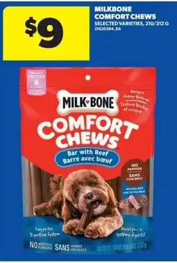 Real Canadian Superstore Milkbone comfort chews offer