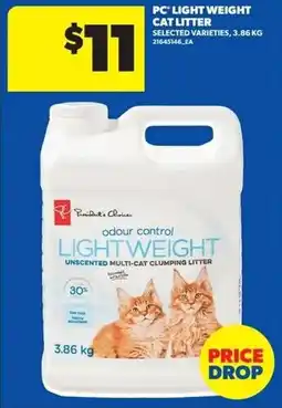 Real Canadian Superstore Pc light weight cat litter offer