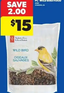 Real Canadian Superstore Pc' wild bird food offer