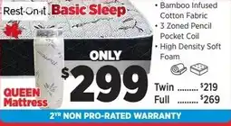 Surplus Furniture Basic Sleep offer